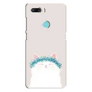 Чехол на тематику: Коты для ZTE Z18 Mini (Белый котик)