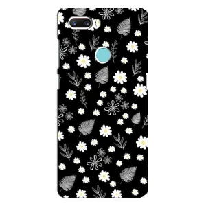 Чехлы с тематикой "ЦВЕТЫ" на ZTE Z18 Mini (цветение на чорном)