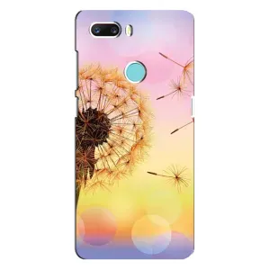 Силиконовый Чехол с одуванчиками на ZTE Z18 Mini (Цветок-одуванчик)