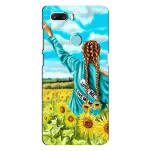 Чохол Стильні дівчата на ZTE Z18 Mini (Дівчина на полі)