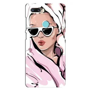 Чохол з картинкою Модні Дівчата ZTE Z18 Mini (Дівчина в халаті)