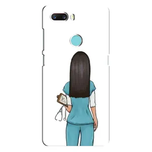Силиконовый бампер (Работники) на ZTE Z18 Mini (Доктор)