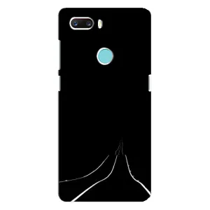 Чехол с картинками на черном фоне для ZTE Z18 Mini (Дорога)