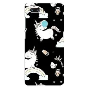 Чохол Unicorn на ZTE Z18 Mini (Єдинорог з кавою)