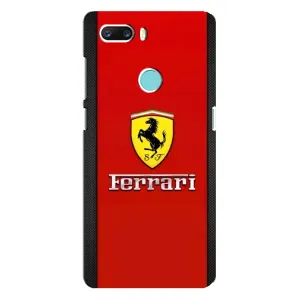 Силиконовый бампер с картинкой машины на ZTE Z18 Mini (Ferrari Logo)