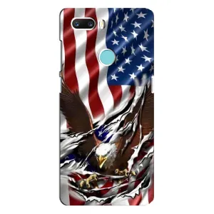 Чехол Флаг USA для ZTE Z18 Mini (Флаг USA)