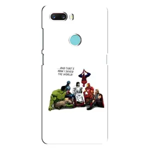 Чехлы для ZTE Z18 Mini (Для Христиан) (Иисус супергерой)