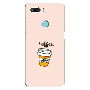 Чехол с изображением вкусной еды для ZTE Z18 Mini (Кружка кофе)