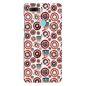 Чохол с Щітом Капітана Америки на ZTE Z18 Mini (Марвел щити)