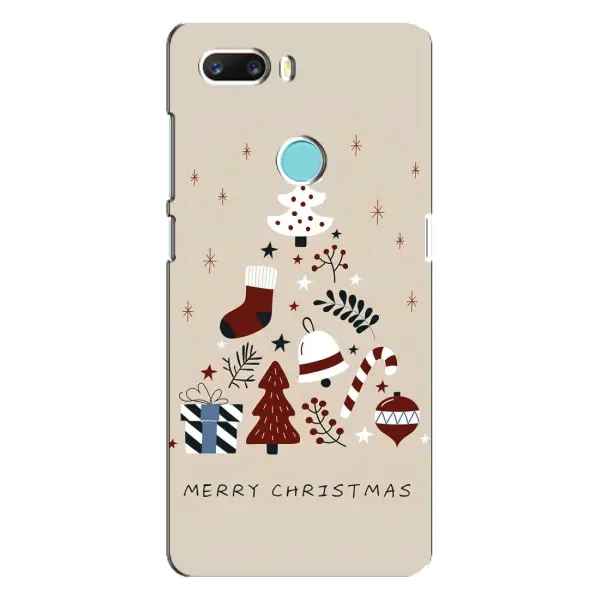 Чехол с рисунком «Merry Christmas» для ZTE Z18 Mini Чехол с рисунком «Merry Christmas» для ZTE Z18 Mini