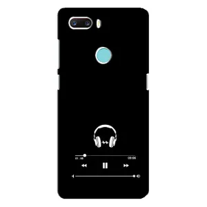 Чехол с картинками на черном фоне для ZTE Z18 Mini (Плеер)