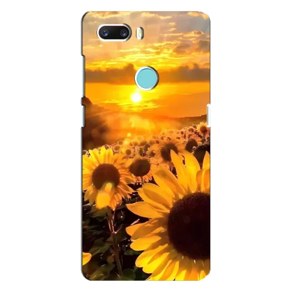 Чехол с рисунком «поле подсолнухов» для ZTE Z18 Mini