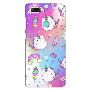 Чохол Unicorn на ZTE Z18 Mini (Веселка і Єдинорог)