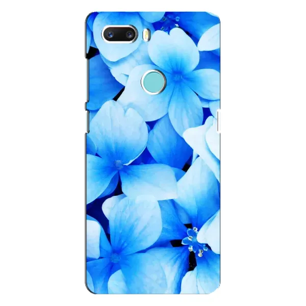 Чехол с рисунком «Синие цветы» для ZTE Z18 Mini Чехол с рисунком «Синие цветы» для ZTE Z18 Mini