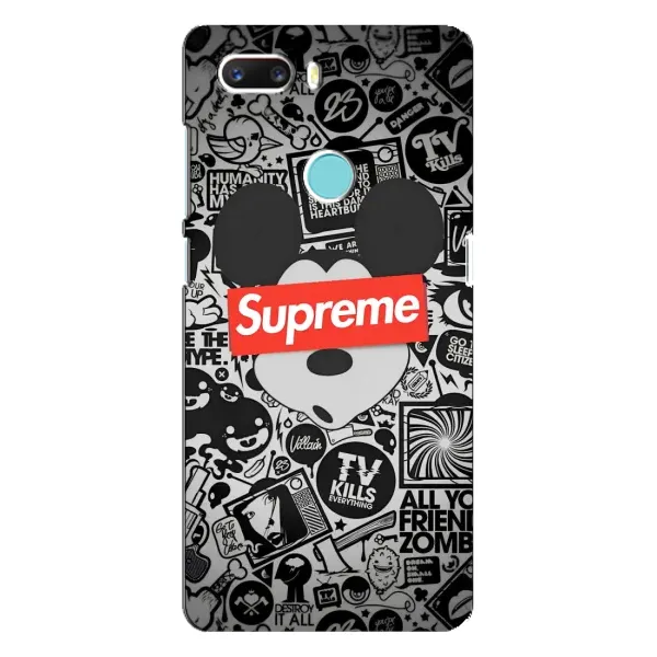 Чехол с рисунком «Supreme Маус» для ZTE Z18 Mini Чехол с рисунком «Supreme Маус» для ZTE Z18 Mini