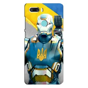 Силиконовый Чехол на ZTE Z18 Mini (Я-Украина) (Украинский робокоп)
