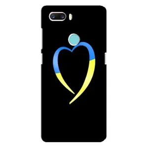 Силиконовый Чехол на ZTE Z18 Mini (Я-Украина) (Украинское сердце)