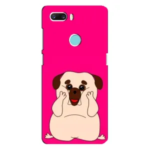Чехол (ТПУ) Милые собачки для ZTE Z18 Mini (Веселый Мопсик)