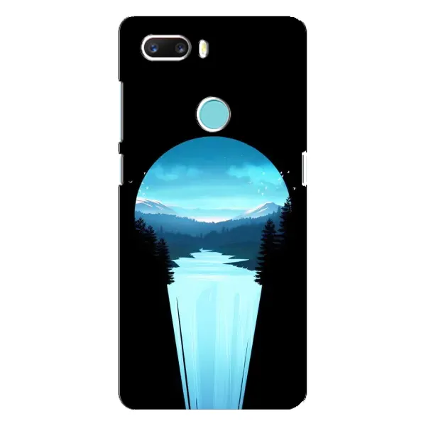 Чехол с рисунком «Синий Водопад» для ZTE Z18 Mini