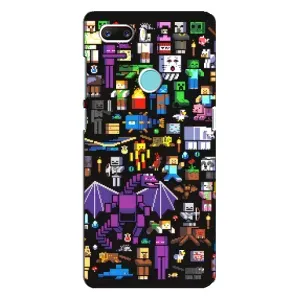 Чохол майнкрафт для ZTE Z18 Mini (Усі персонажі)