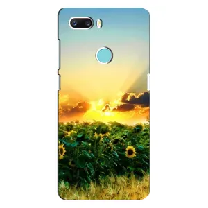 Чехлы с картинкой Подсолнухов для ЗТЕ З18 Мини (Закат Солнца)