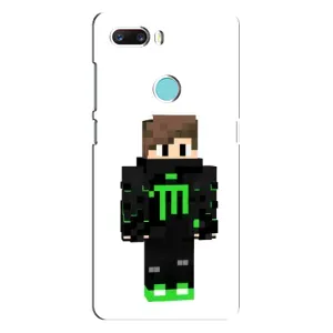 Чохли для ZTE Z18 Mini (Персонажі МайнКрафт) (Зелений хлопчик)